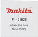 Makita accessoires pin vk 18mm rvs - f-32142