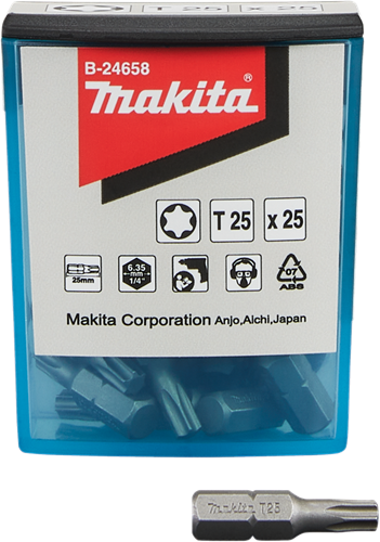 Laden Sie das Bild in Galerie -Viewer, Makita accessoires schroefbit t25x25mm - b-24658 b-24658
