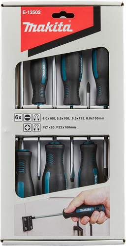 Afbeelding laden in galerijviewer, Makita accessoires schroevendraaierset 6-delig pz sl - e-13502 e-13502
