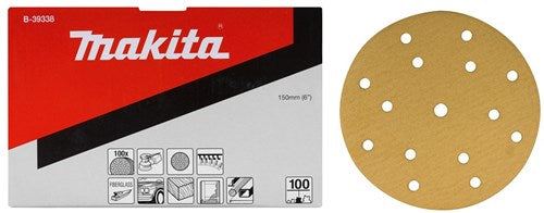 ギャラリービューアに画像をロードする, Makita accessoires schuurschijf yellow diameter 150mm korrel 120 - b-39344
