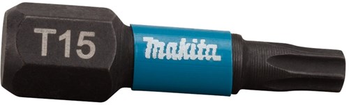 Makita accessoires slagschroefbit impact black, t15x25mm 2 stuks - b-63666