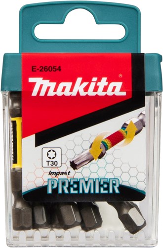 Load image into Gallery viewer, Makita accessoires slagschroefbits t30x50mm | impact premier | 10 stuks - e-26054
