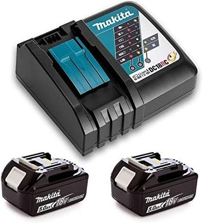 Load image into Gallery viewer, Makita accessoires starterset - 2x accu bl1850b 18v 5,0ah + dc18rc acculader 197570-9
