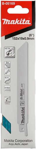 Load image into Gallery viewer, Makita accessoires reciprozaagblad bi-m 152mm - s922ef - b-05169

