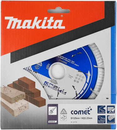 Makita diamantdoorslijpschijf comet 125 x 22.23 x 10 mm - comet