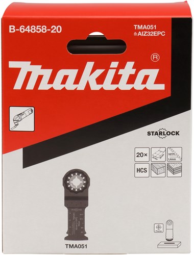 Load image into Gallery viewer, Makita accessoires makita e-cut zaagbl. hcs hout 32mm - b-64858-20
