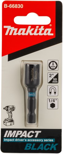 Load image into Gallery viewer, Makita accessoires dopsl 8x50mm 1 4 impblk magn - b-66830 - b-66830
