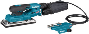 Makita gereedschap - 40v accu-vlakschuurmachine, met adapter, zonder accu en lader bo007cgz