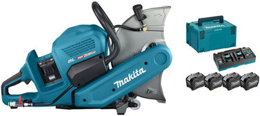 Makita ce001gl402 | xgt accu doorslijper 2x40v max 355mm in mbox (4x 8.0ah accu + dc40rb duo snellader) - ce001gl402