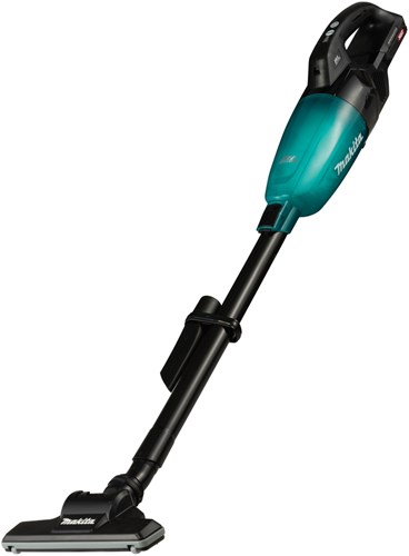 Makita cl001gz04 | steelstofzuiger | 40 v max | zwarte uitvoering met blauwe transparante capsule | body | zonder accu's en lader