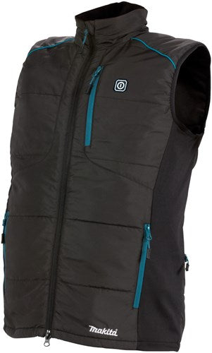 Makita cv102dz3xl verwarmd vest xxxl | zonder accu's en lader | inclusief jasadapter | in doos cv102dz3xl