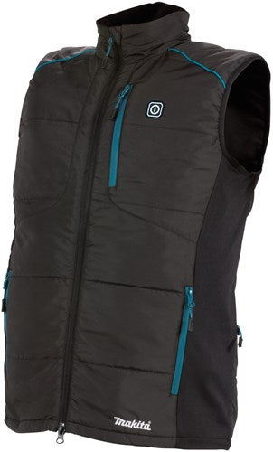 Makita cv102dz3xl verwarmd vest xxxl | zonder accu's en lader | inclusief jasadapter | in doos cv102dz3xl