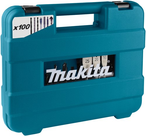 Makita accessoires d-47248 | boor- schroefbitset | 100-delig | in kunststof koffer - d-47248