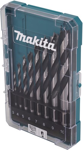 Load image into Gallery viewer, Makita accessoires houtspiraalborenset 8-delig - d-57227
