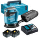 Makita dbo180rtj | lxt accu excenterschuurmachine 18v 125mm in mbox (2x 5.0ah accu + dc18rc snellader) - dbo180rtj