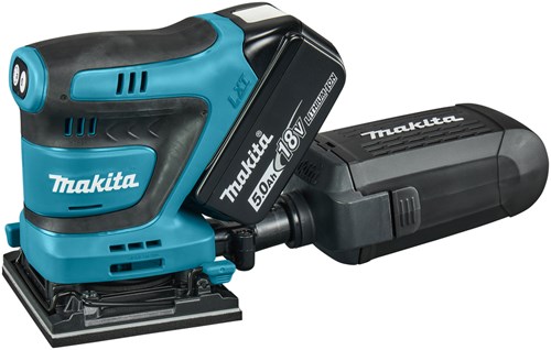 Load image into Gallery viewer, Makita dbo481rtj accu handpalm vlakschuurmachine | 18v | 2 x 5.0 ah accu + snellader | in mbox - dbo481rtj

