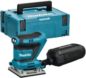 Makita dbo482zj accu handpalm vlakschuurmachine | 18v | zonder accu's en lader | in m-box koffer - dbo482zj