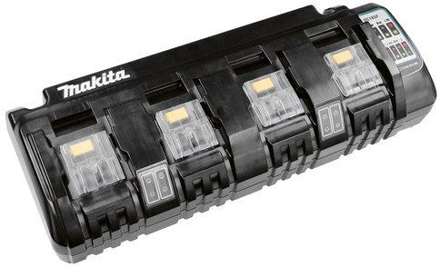 Load image into Gallery viewer, Makita dc18sf oplader met 4 poorten welke 2 accu's tegelijk oplaadt - 196426-3
