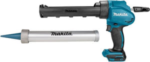 Makita 18 v lijm- en kitspuit dcg180zxk lijmpistool (blauw zwart, accu en oplader niet inbegrepen, incl. 2x patroonhouder)