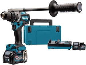 Makita df001gd201 40v max boor- schroefmachine 2,5 ah accu (2 st), lader, mbox - df001gd201