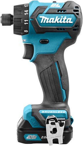 Makita df032dsaj 12 v max boor- schroefmachine 2,0 ah accu (2 st), lader, mbox - df032dsaj