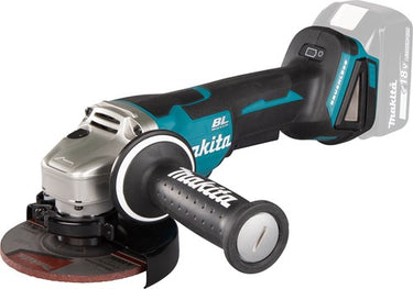 Makita dga508z 18v haakse slijper 125mm body met veiligheidsschakelaar | zonder accu's en lader - dga508z