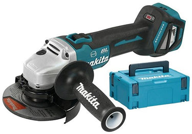 Makita dga513zj accu-haakse slijper in makpac 18v - losse body (geleverd zonder accu en lader)
