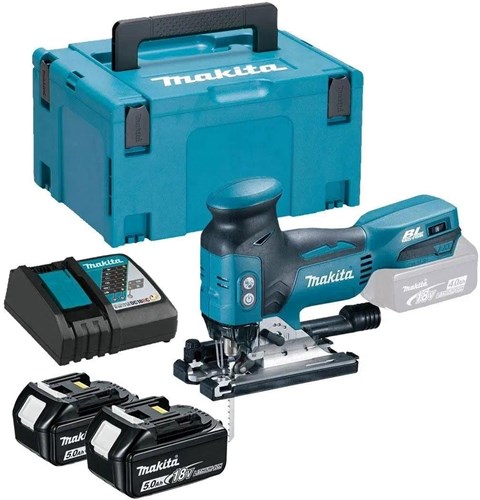 Load image into Gallery viewer, Makita djv181rtj accu decoupeerzaag t-greep | 18v 5.0ah - djv181rtj
