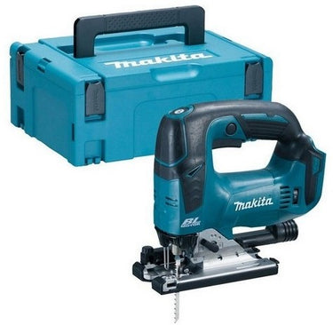 Makita 18 v decoupeerzaag d-greep djv182zj (blauw zwart, zonder accu en oplader, in mbox)
