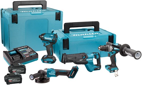 ギャラリービューアに画像をロードする, Makita dk401nx | xgt 40 v max combiset | df001g + td002g + ga005g + jr002g | incl. 2x 4.0ah accu + lader - dk401nx
