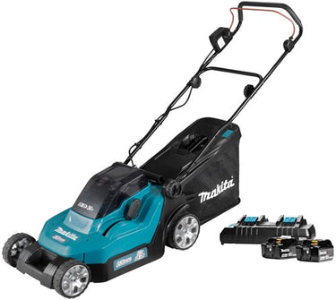Makita dlm382pt2 | lxt accu grasmaaier 2x18v 38cm (2x 5.0ah accu + lader) - dlm382pt2