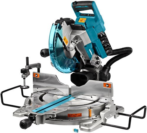 Afbeelding laden in galerijviewer, Makita dls111pt2u 2x18 v radiaal afkortzaag 260 mm 5,0 ah accu (2 st), duo snellader - dls111pt2u
