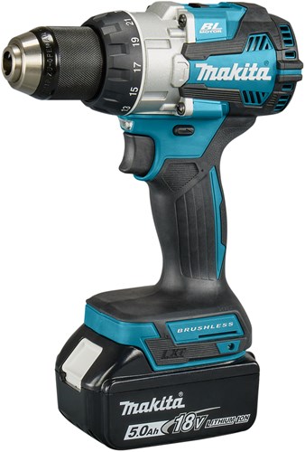 Load image into Gallery viewer, Makita dlx2507tj 18v combopack dhp489 klopboormachine + dtd153z slagschroevendraaier 5,0 ah accu (2 st), in mbox

