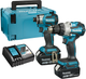 Makita dlx2528tj accu combiset 2-delig (dhp489 + dtd173) 18v 5.0ah in mbox