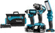 Makita dlx3090tx1 18v 5.0ah combiset accuboormachine ddf484 en slagschroevendraaier dtd153 + lamp dml801 + 3e accu - dlx3090tx1