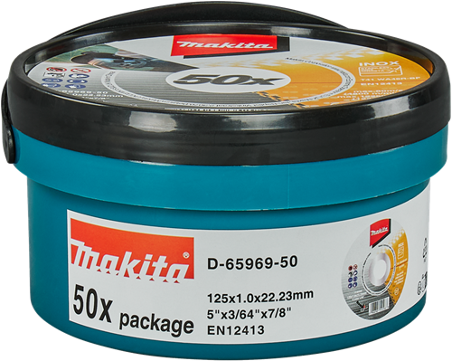 Load image into Gallery viewer, Makita accessoires makita doorslijpschijf 125x1,0mm rvs - d-65969-50
