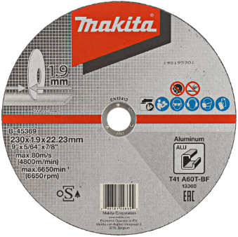 Afbeelding laden in galerijviewer, Makita accessoires makita doorslijpschijf 230x1,9mm alu - b-45369 (10 stuks)
