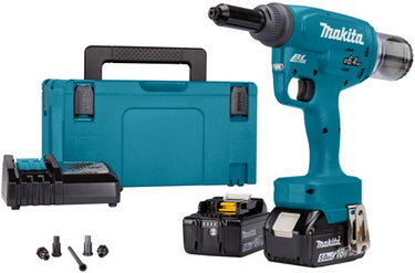 Makita drv250rtj | accu blindklinknageltang |18v | 5.0ah | li-ion | mbox