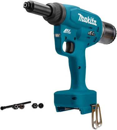 Makita drv250zj 18v blindklinknageltang t m 6,4 mm | zonder accu's en lader - drv250zj