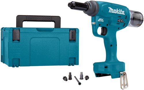 Load image into Gallery viewer, Makita drv250zj 18v blindklinknageltang t m 6,4 mm | zonder accu's en lader - drv250zj
