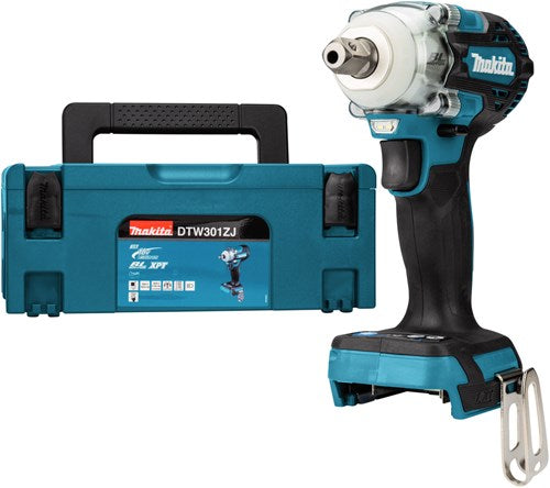 Load image into Gallery viewer, Makita dtw301zj slagmoersleutel 1 2 330nm 18 volt met verende borgpen | zonder accu's en lader in m-box - dtw301zj
