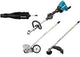 Makita dux60zx9 | 2x18 v combisysteem + bosmaaier-, kantensnijder- en bladblazer opzetstuk | zonder accu's lader