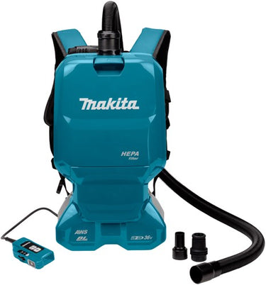 Makita dvc665zu | accu rug stofzuiger 2x18v in doos | zonder accu's en lader - dvc665zu