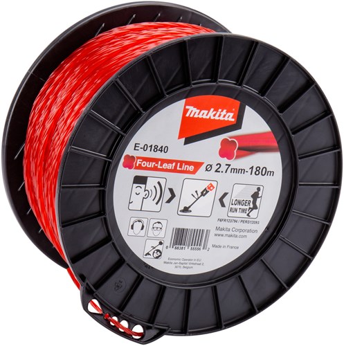 Load image into Gallery viewer, Makita accessoires maaidraad 2,7x180mtr rood - e-01840 - e-01840
