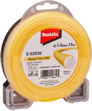 Makita accessoires maaidraad 3,0x15m rond - e-02836 e-02836