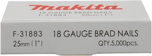 Makita accessoires brad 25mm 1,0x1,2mm - f-31883