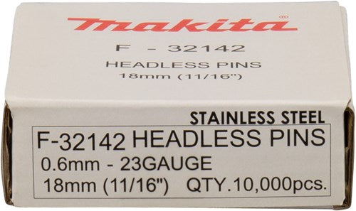 Makita accessoires pin vk 18mm rvs - f-32142