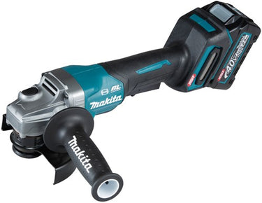 Makita ga013gm201 | 40v haakse slijper | 125mm | incl. 2x 4.0ah accu + lader in mbox - ga013gm201