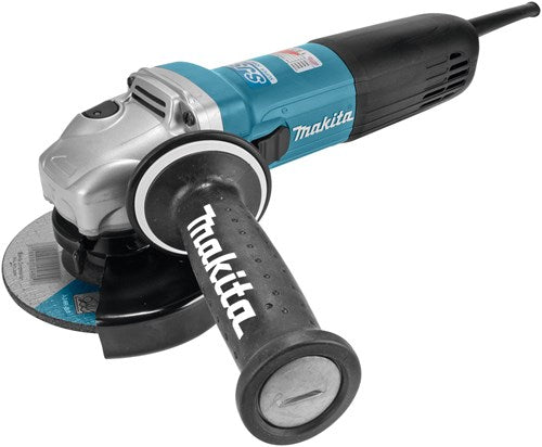 Load image into Gallery viewer, Makita ga5040c01 230v haakse slijper 125 mm in doos, met av-greep
