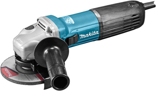 Load image into Gallery viewer, Makita ga5040r01 haakse slijper 125 mm met heropstartbeveiliging - ga5040r01
